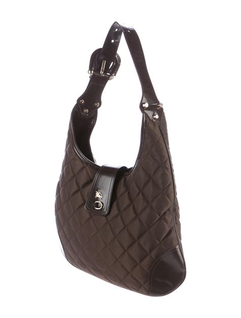 burberry nylon hobo bag|burberry shoulder bags on sale.